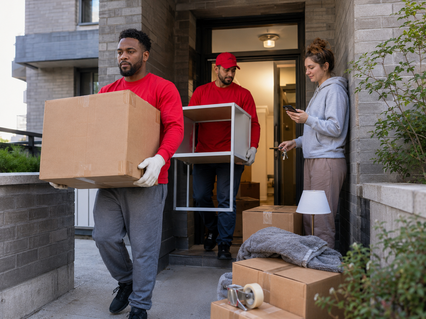 Emergency Moving 1 Emergency movers helping with a short-notice apartment move